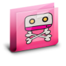 Folder Casette Pink Icon 96x96 png